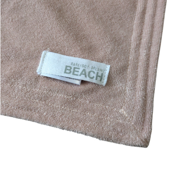 Barefoot Dreams Beach Starfish Baby Lovey Security Blanket Terrycloth Pink Clay - Picture 3 of 5